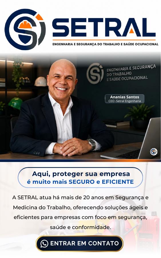 Capa da apresentação institucional da SETRAL